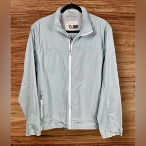 Reef Men's Light Gray Windbreaker Jacket